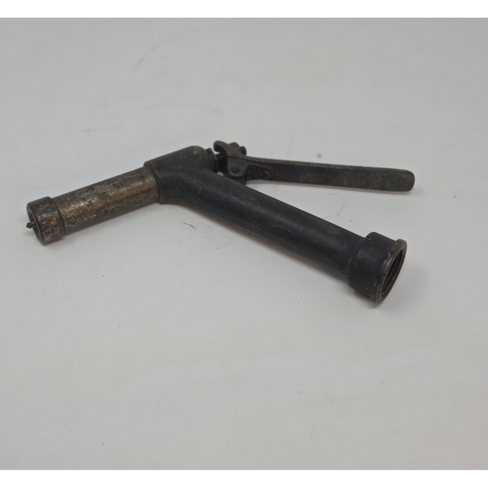 Antique Cast Iron Pistol Grip Garden Hose Nozzle H&S Mfg Co Wilkinsburg PA